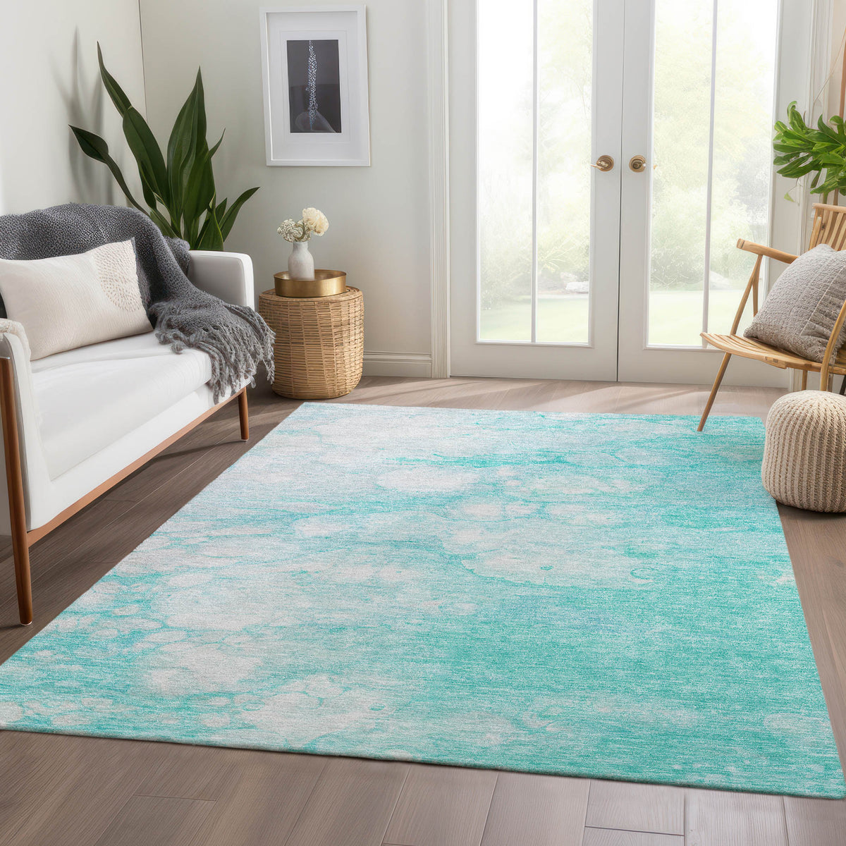 addison chantille acn699 aqua rug