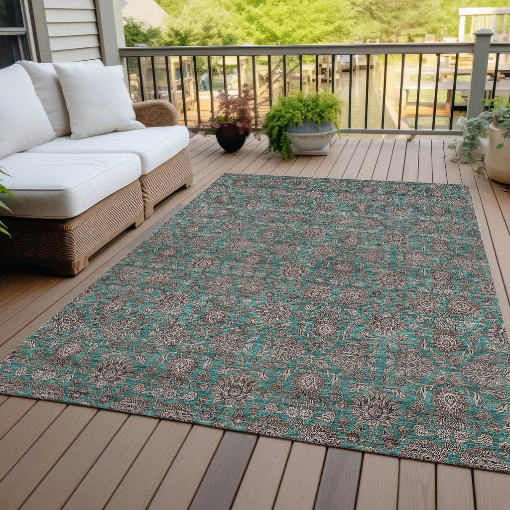 addison chantille acn702 teal rug