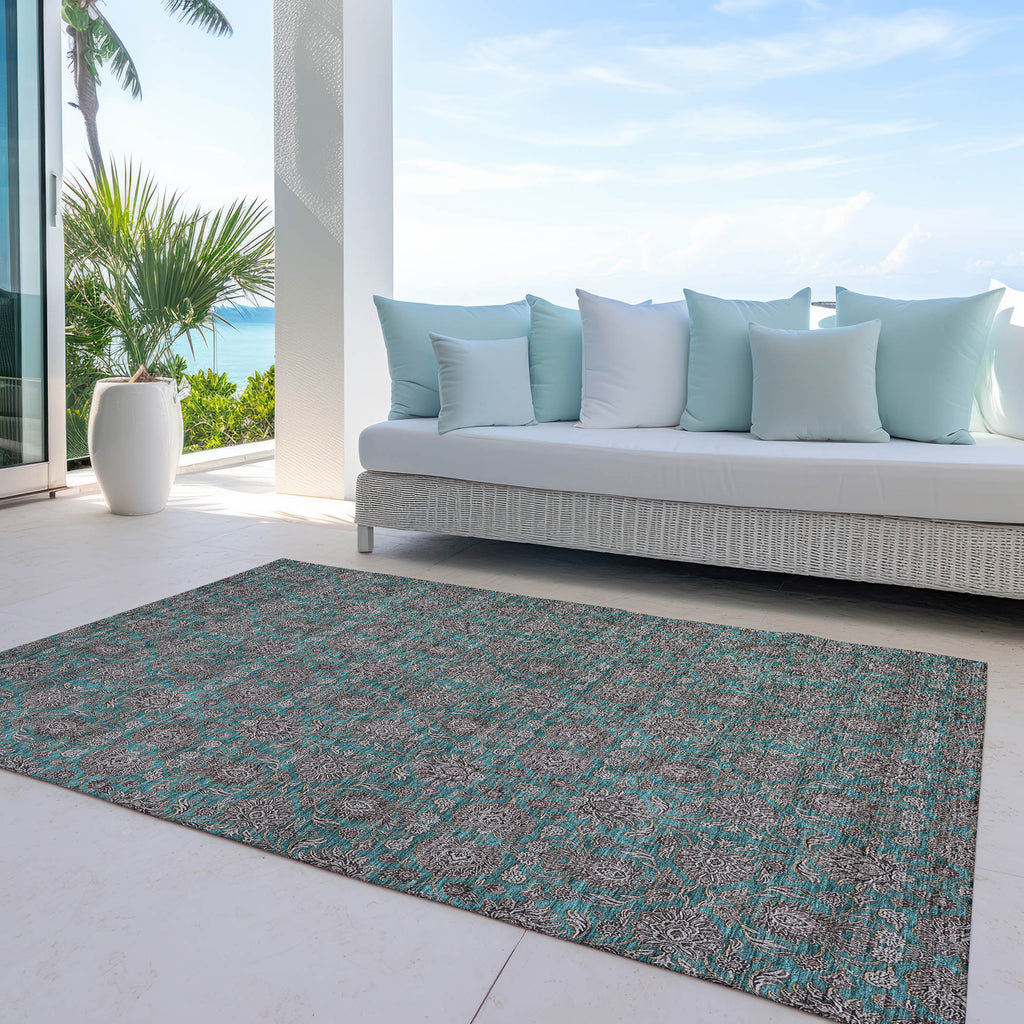 addison chantille acn702 teal rug