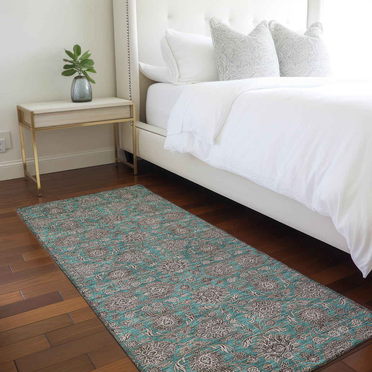addison chantille acn702 teal rug