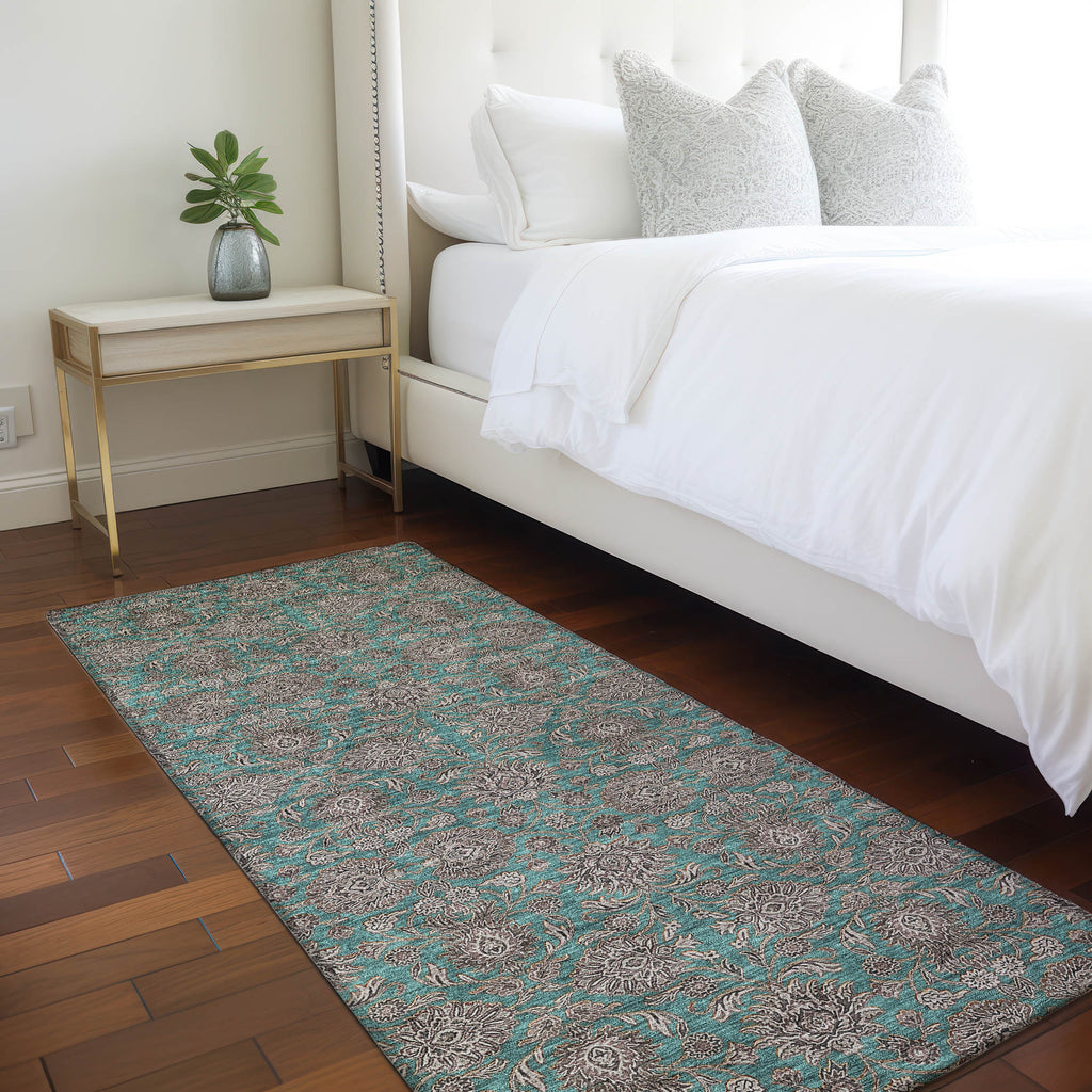 addison chantille acn702 teal rug