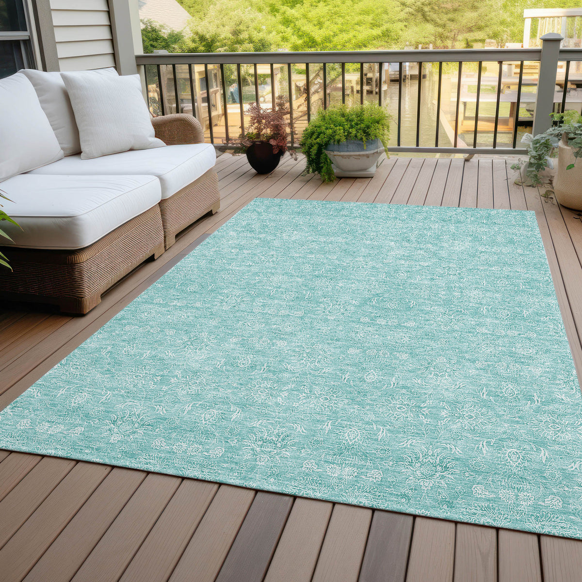 addison chantille acn703 aqua rug