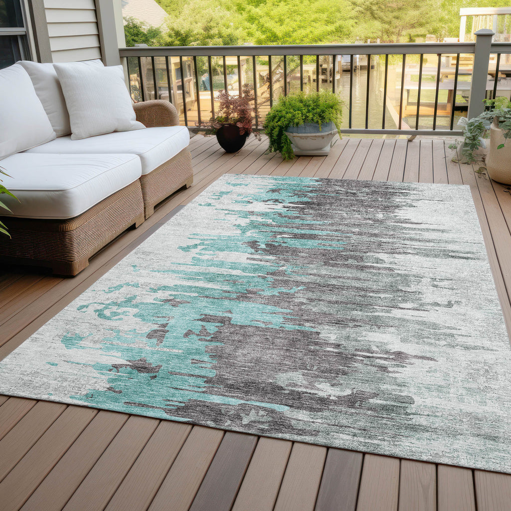 addison chantille acn704 teal rug