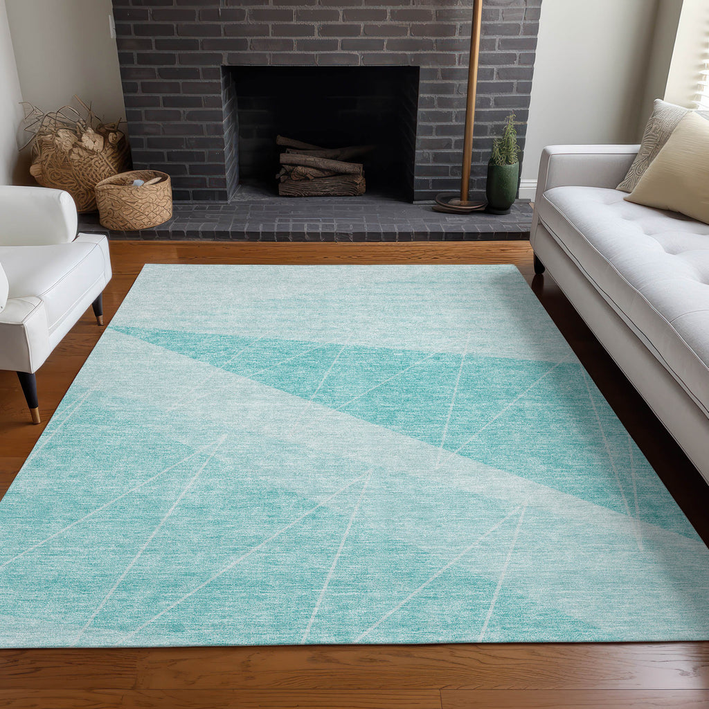 addison chantille acn706 teal rug