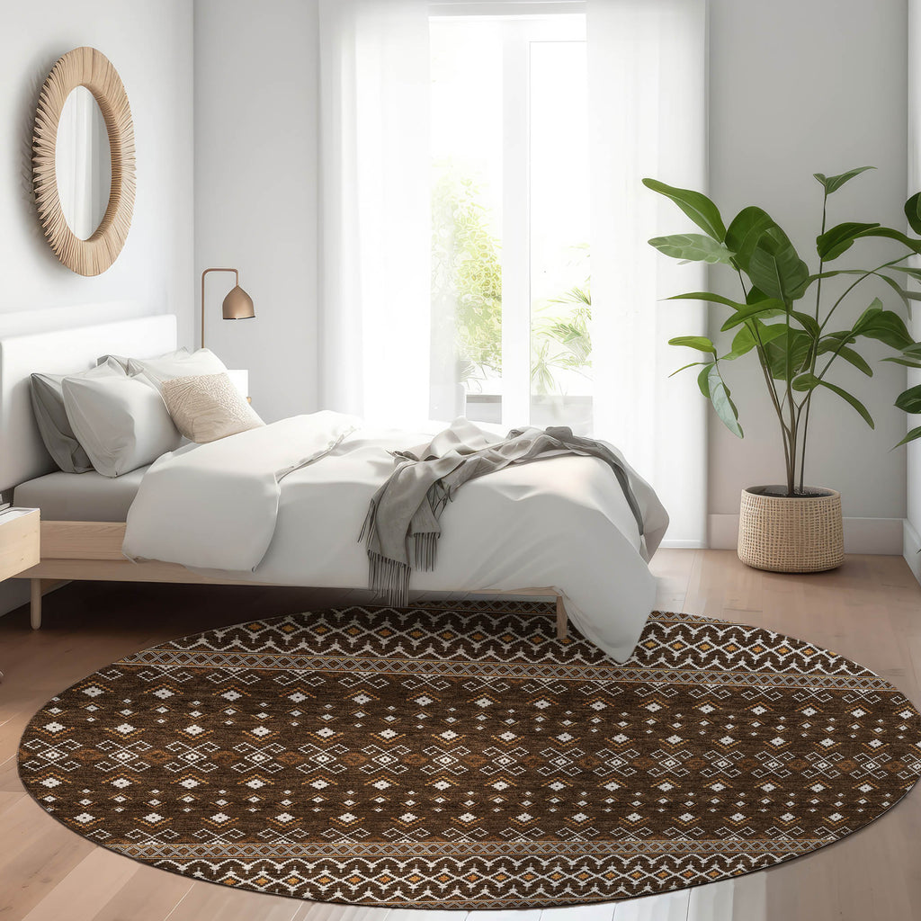 addison chantille acn708 chocolate rug