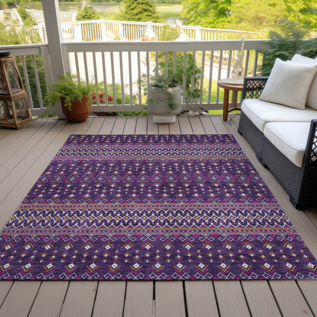 addison chantille acn708 purple rug