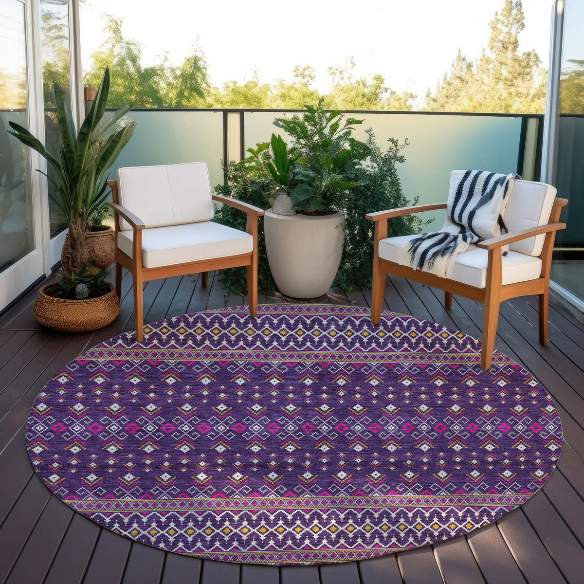 addison chantille acn708 purple rug