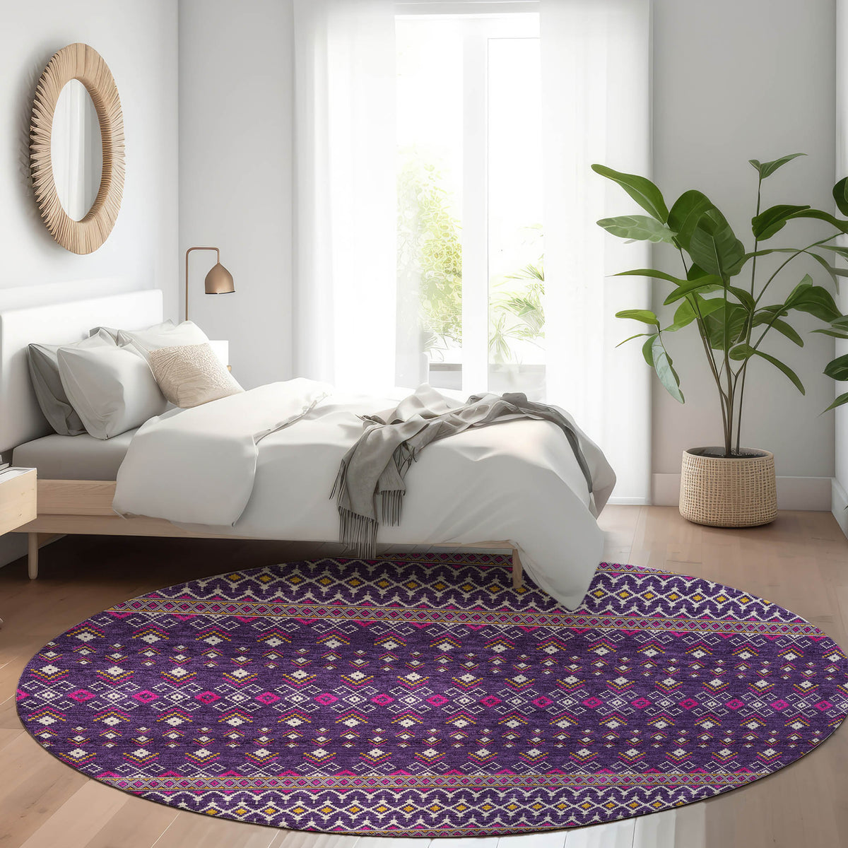 addison chantille acn708 purple rug