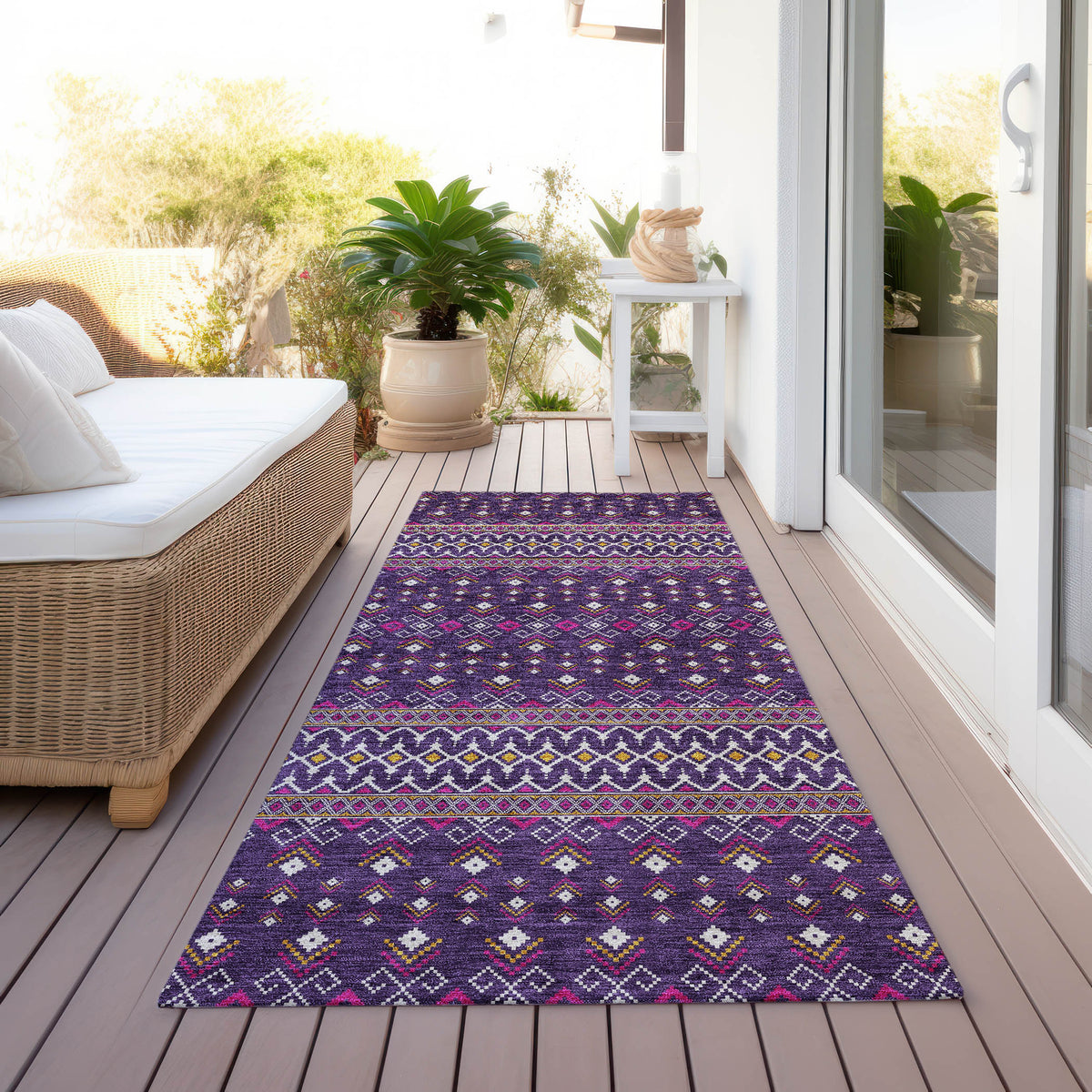 addison chantille acn708 purple rug
