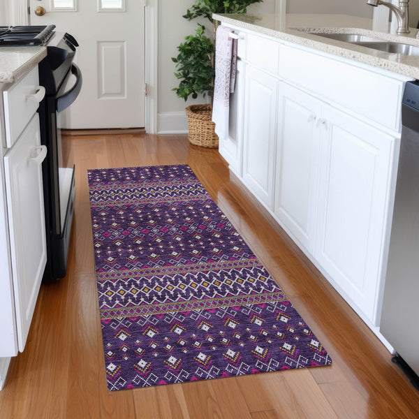 addison chantille acn708 purple rug