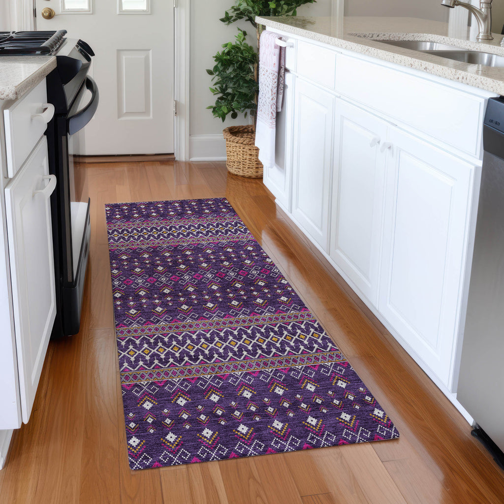 addison chantille acn708 purple rug