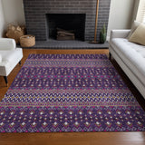 addison chantille acn708 purple rug