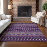addison chantille acn708 purple rug