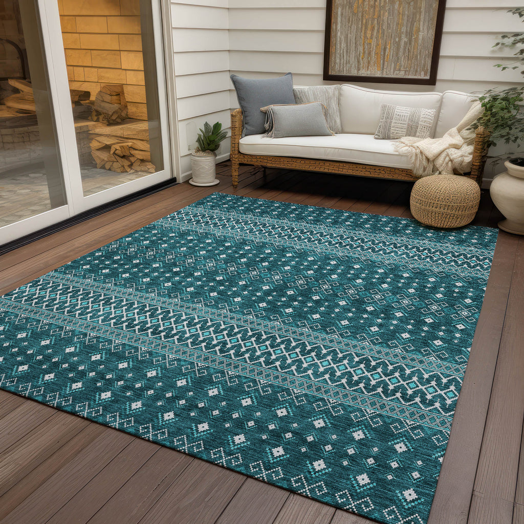 addison chantille acn708 teal rug