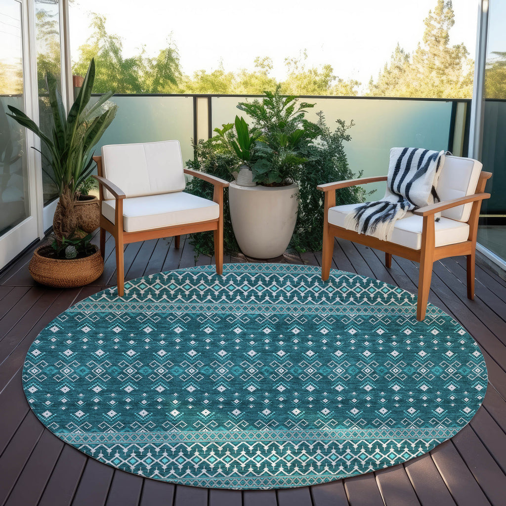addison chantille acn708 teal rug
