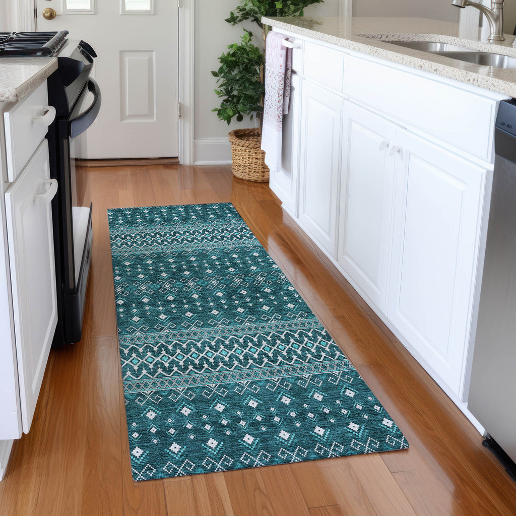 addison chantille acn708 teal rug