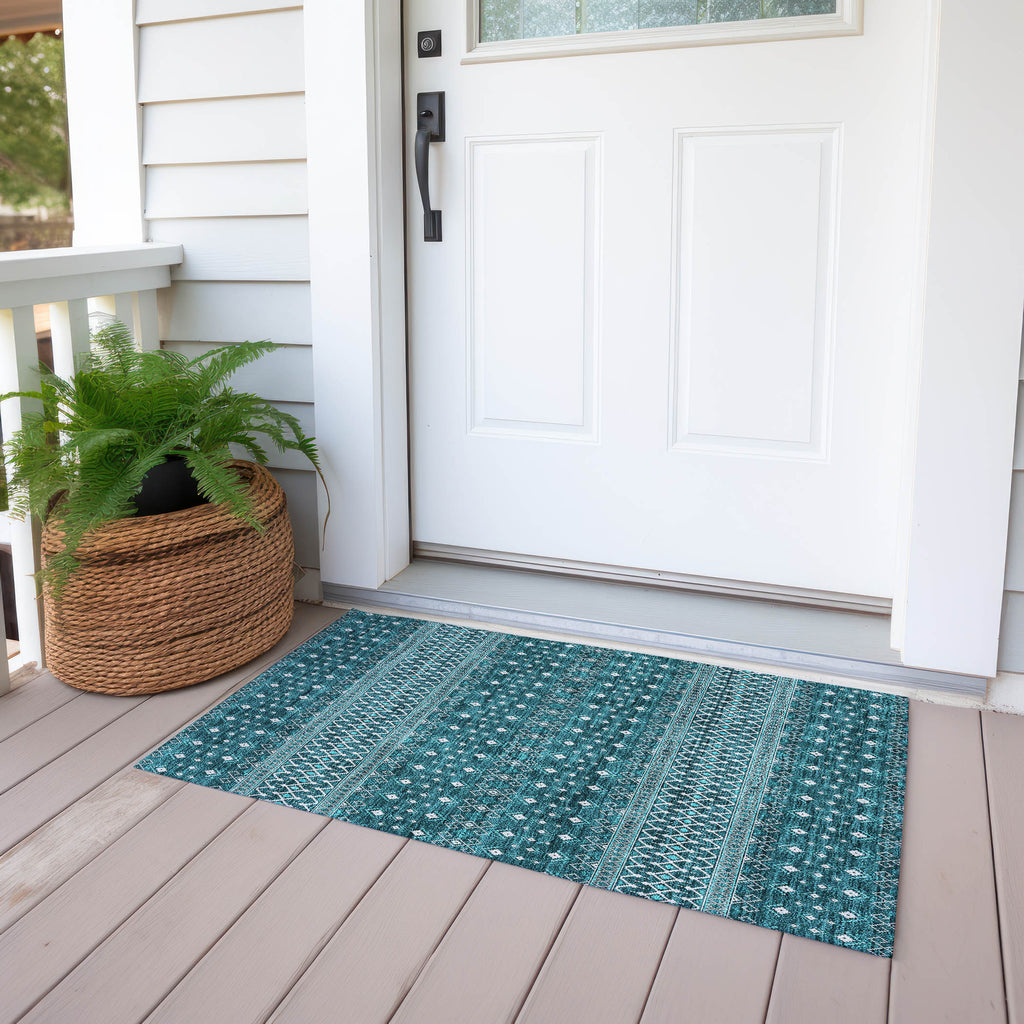 addison chantille acn708 teal rug