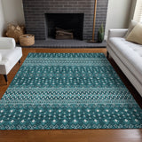 addison chantille acn708 teal rug