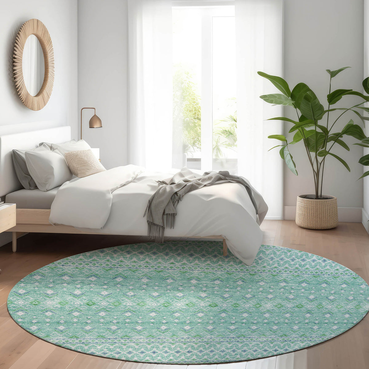 addison chantille acn709 aqua rug