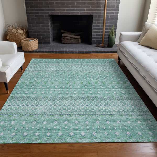 addison chantille acn709 aqua rug