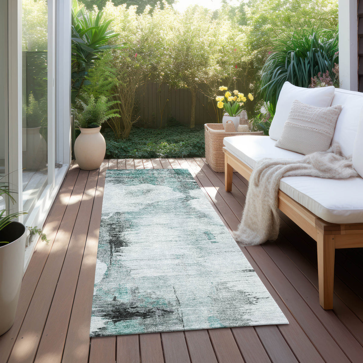 addison chantille acn710 teal rug