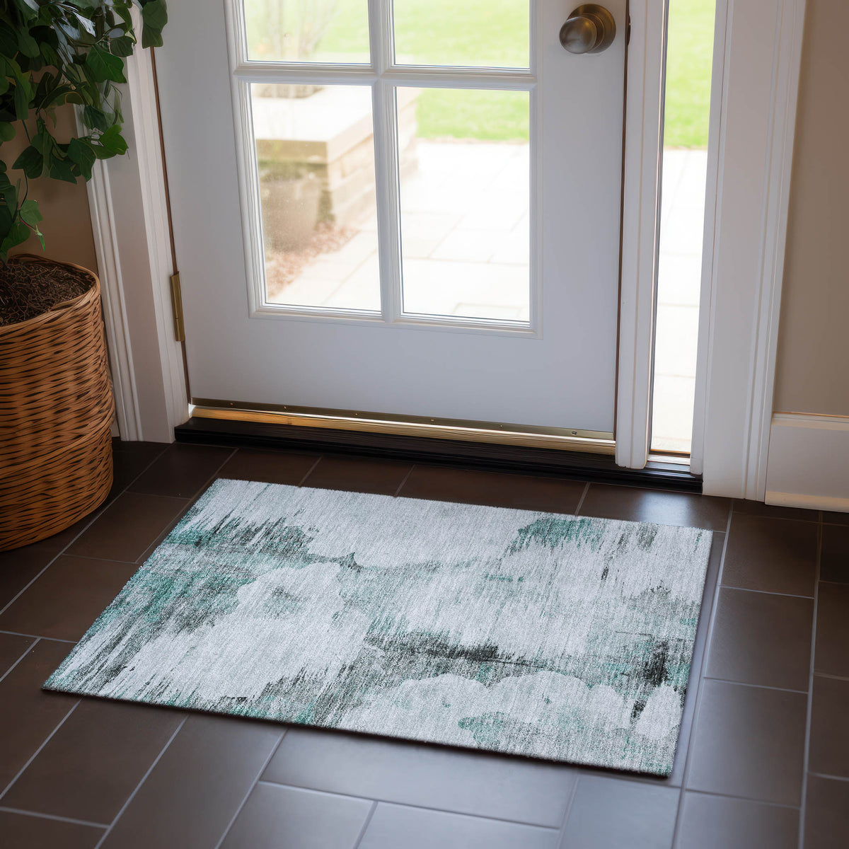 addison chantille acn710 teal rug