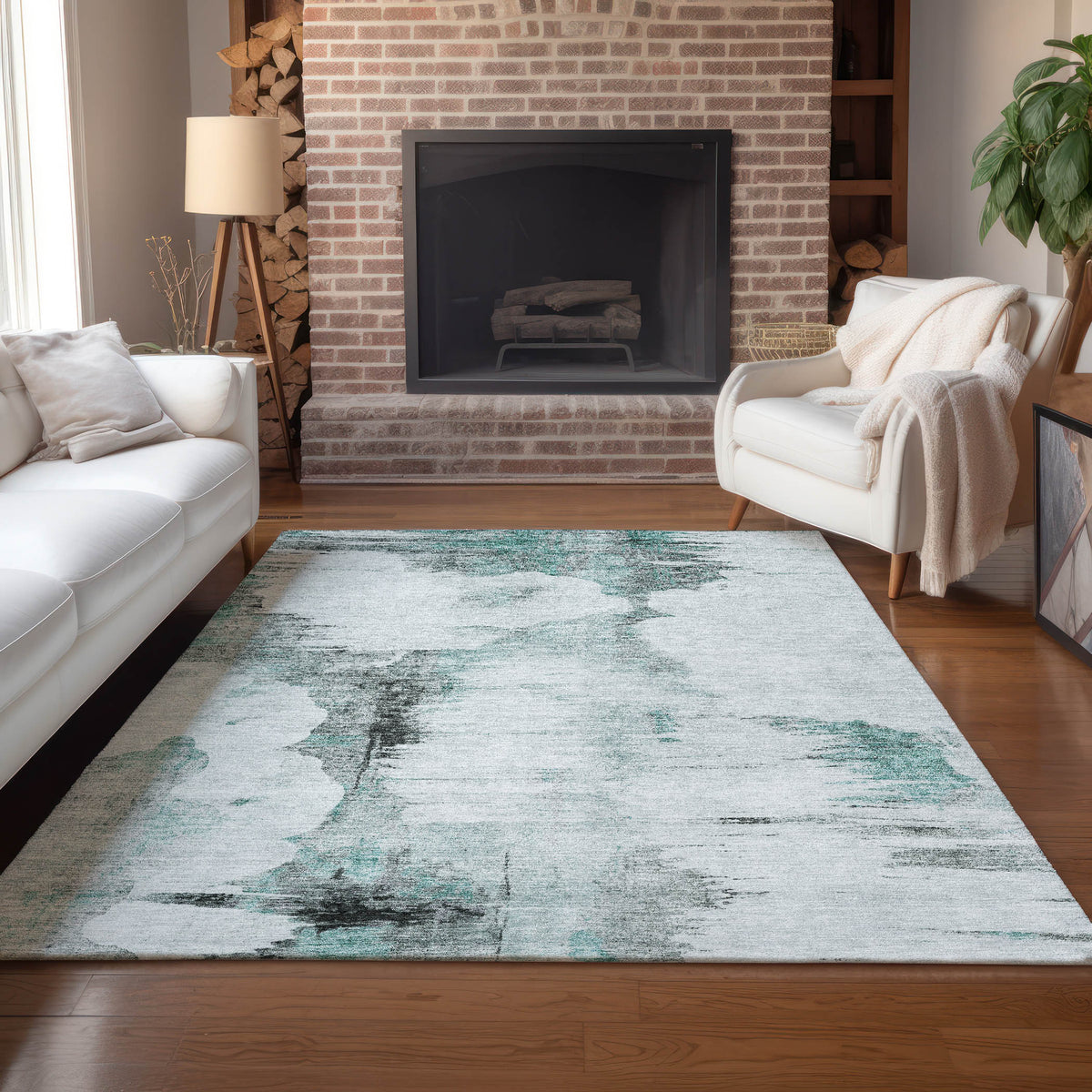 addison chantille acn710 teal rug