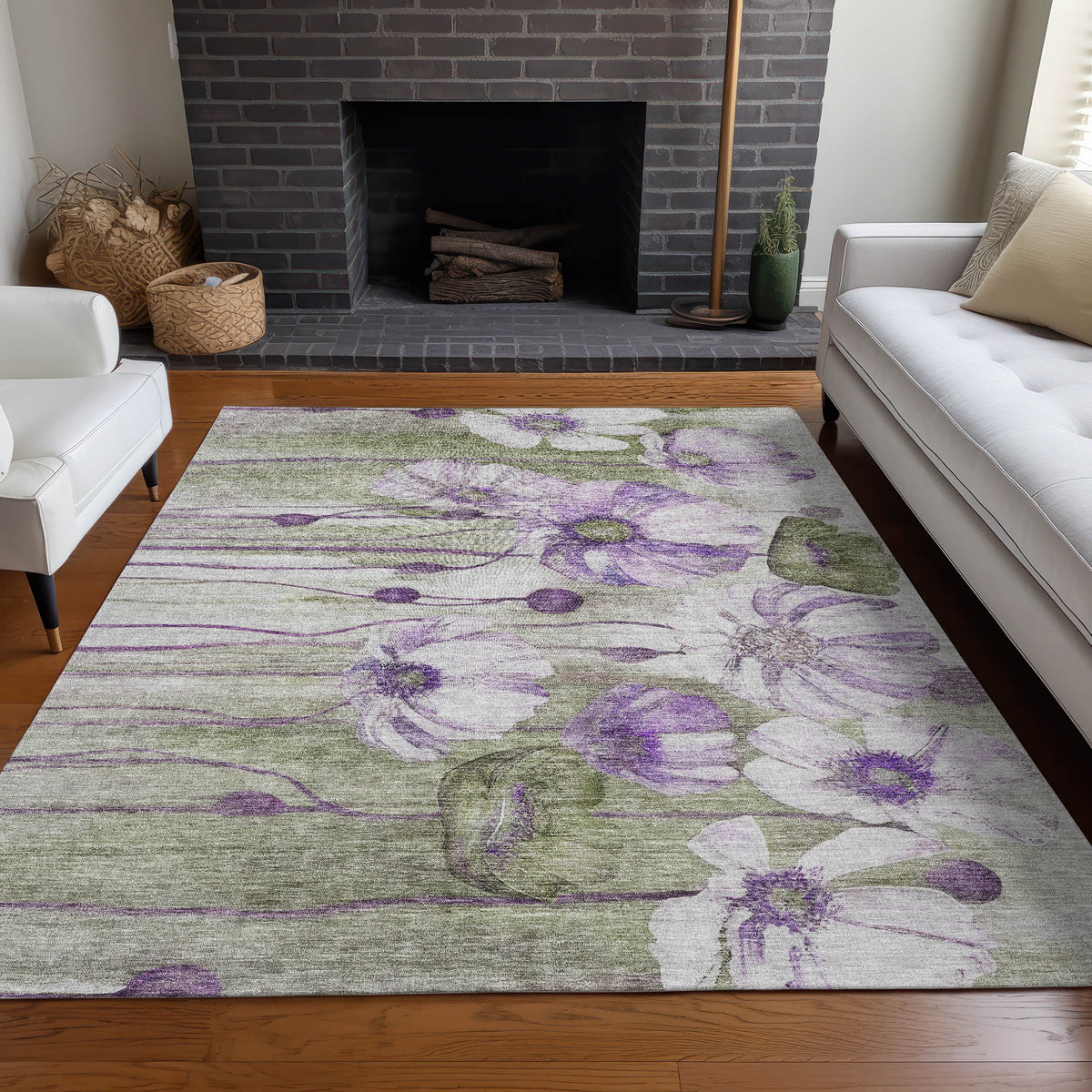 addison chantille acn712 purple rug