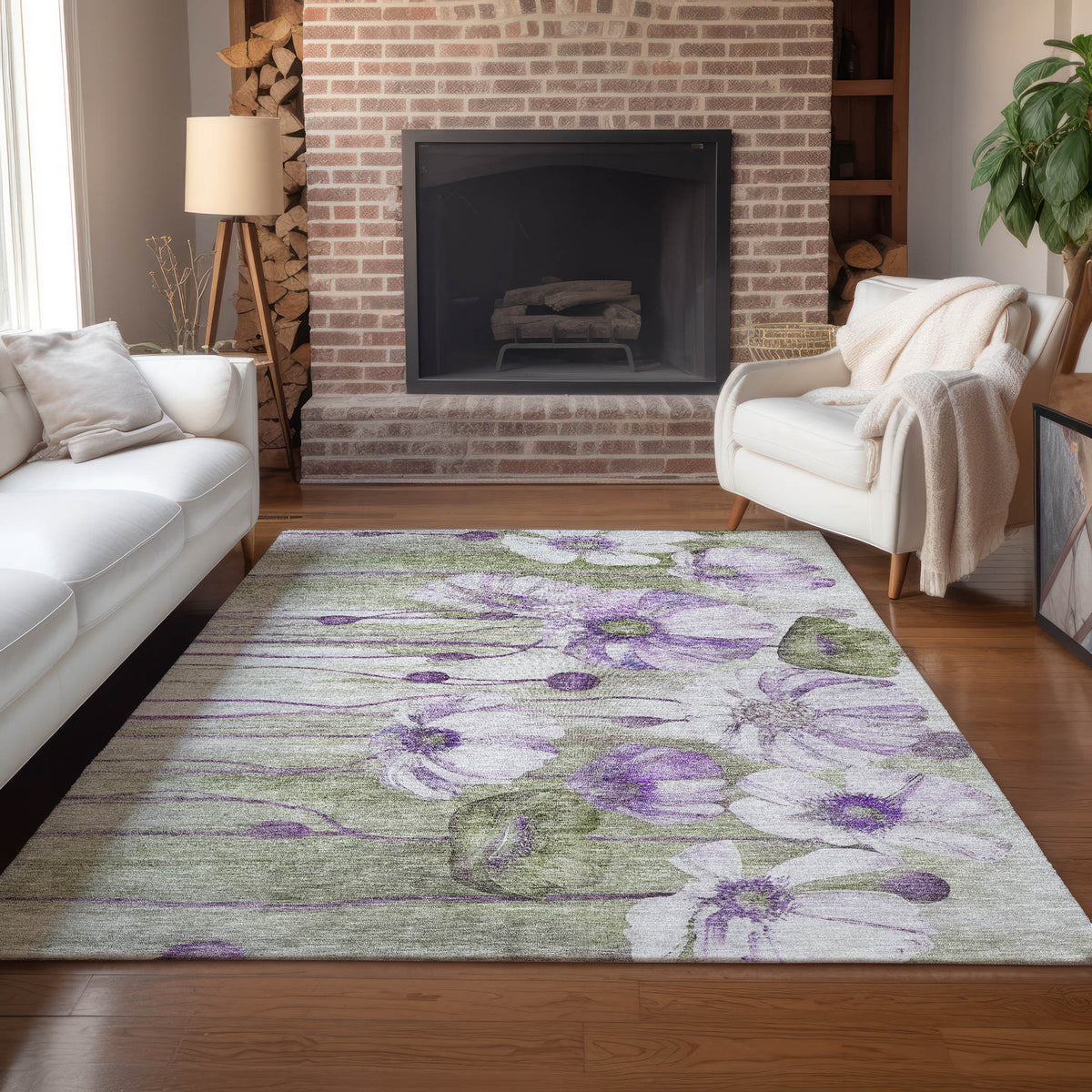 addison chantille acn712 purple rug