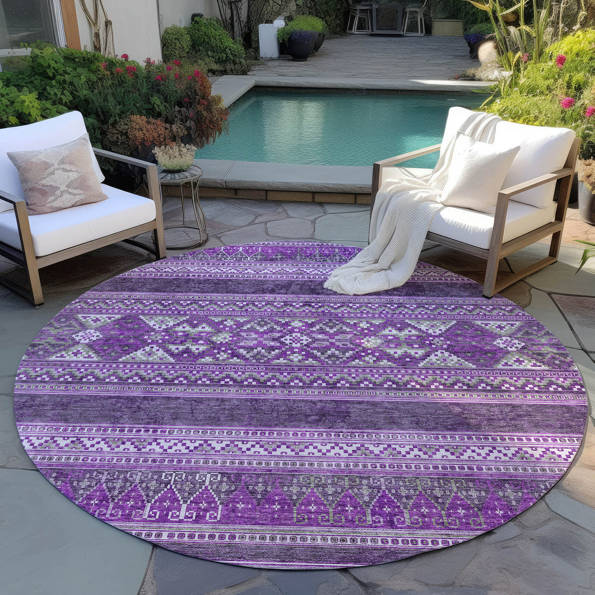 addison chantille acn714 purple rug