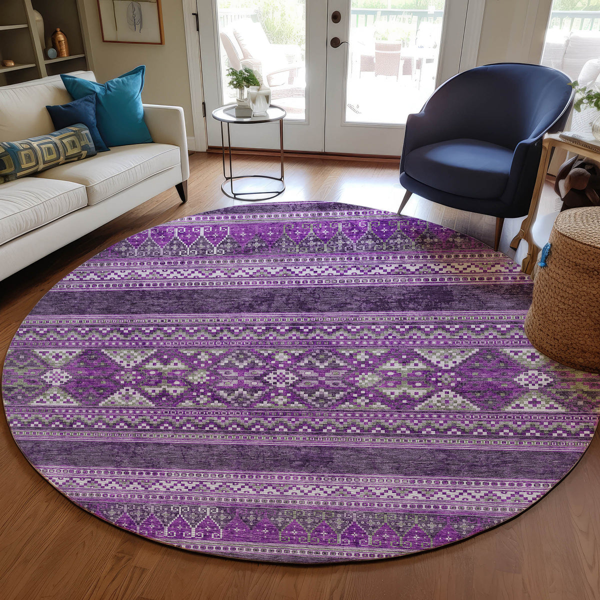 addison chantille acn714 purple rug