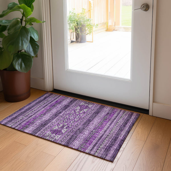 addison chantille acn714 purple rug