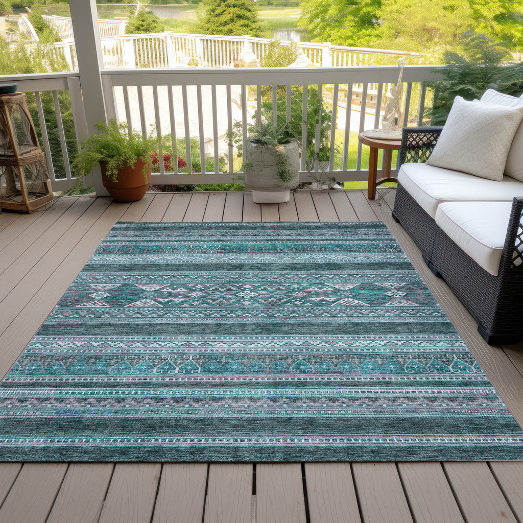 addison chantille acn714 teal rug