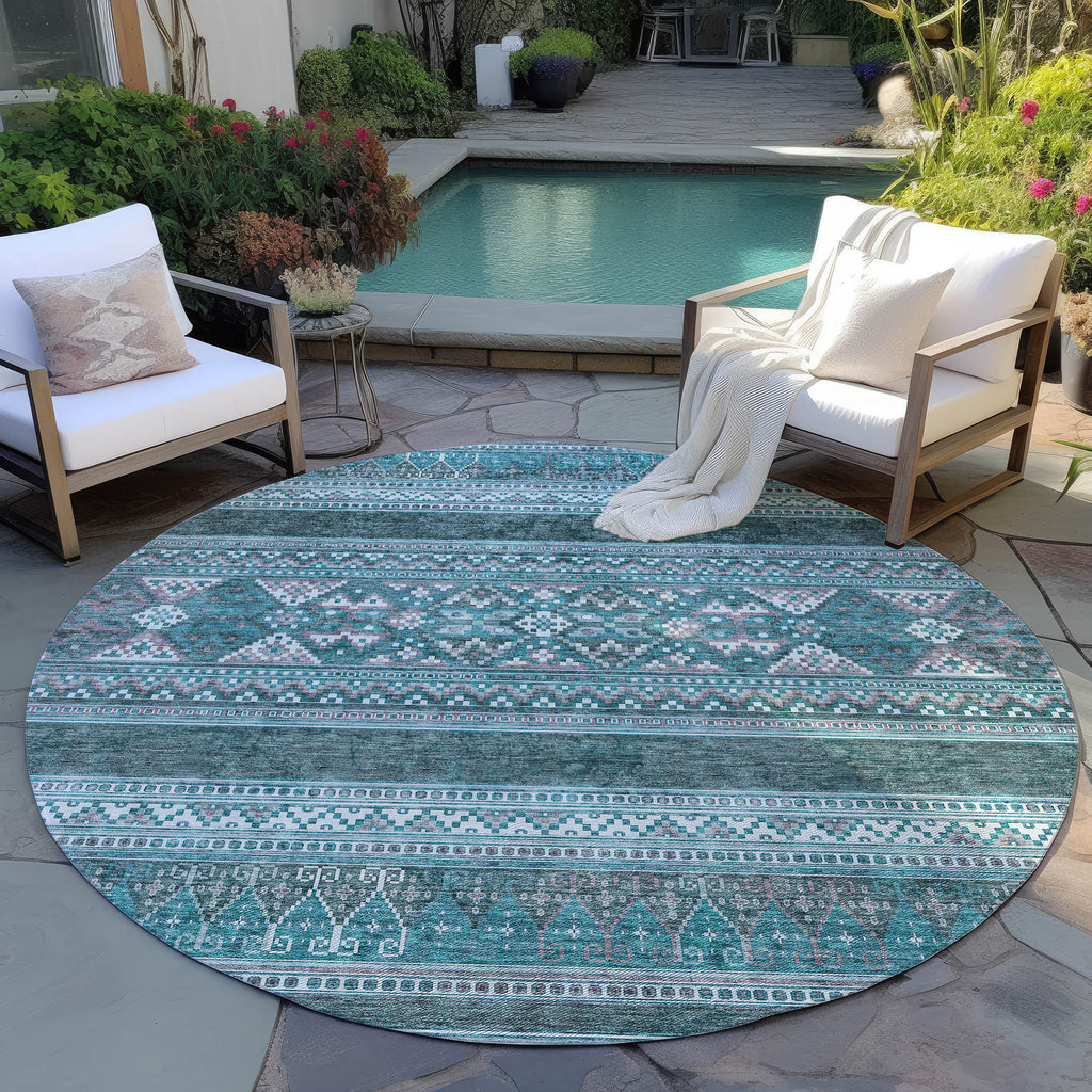 addison chantille acn714 teal rug