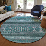 addison chantille acn714 teal rug