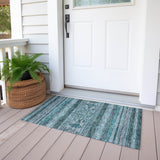addison chantille acn714 teal rug