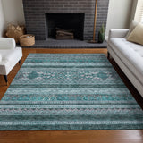 addison chantille acn714 teal rug