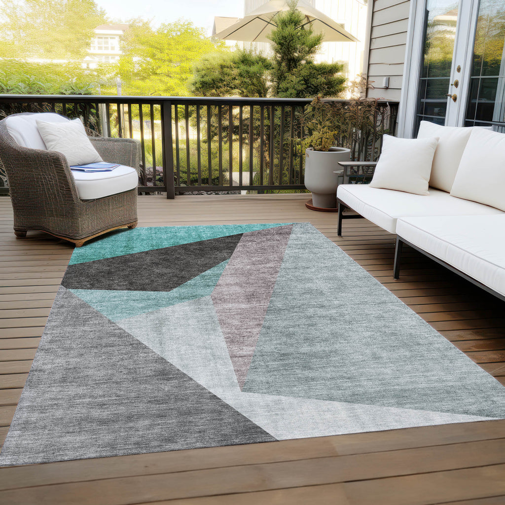 addison chantille acn716 teal rug