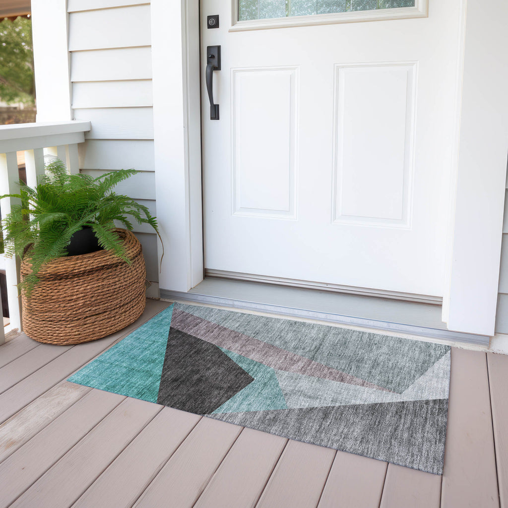 addison chantille acn716 teal rug