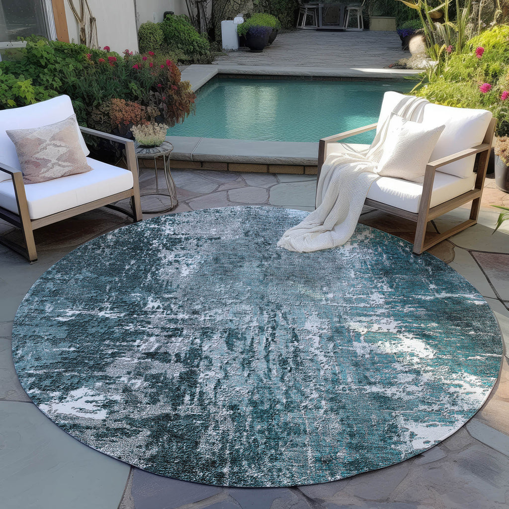 addison chantille acn718 teal rug