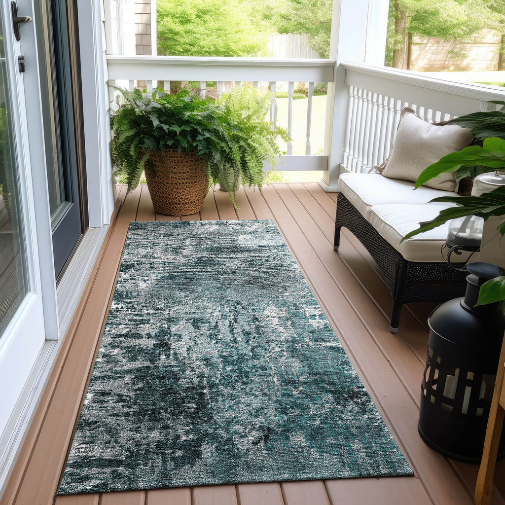 addison chantille acn718 teal rug