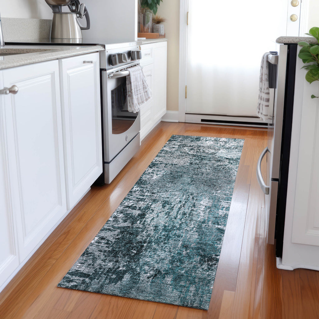 addison chantille acn718 teal rug
