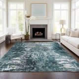 addison chantille acn718 teal rug