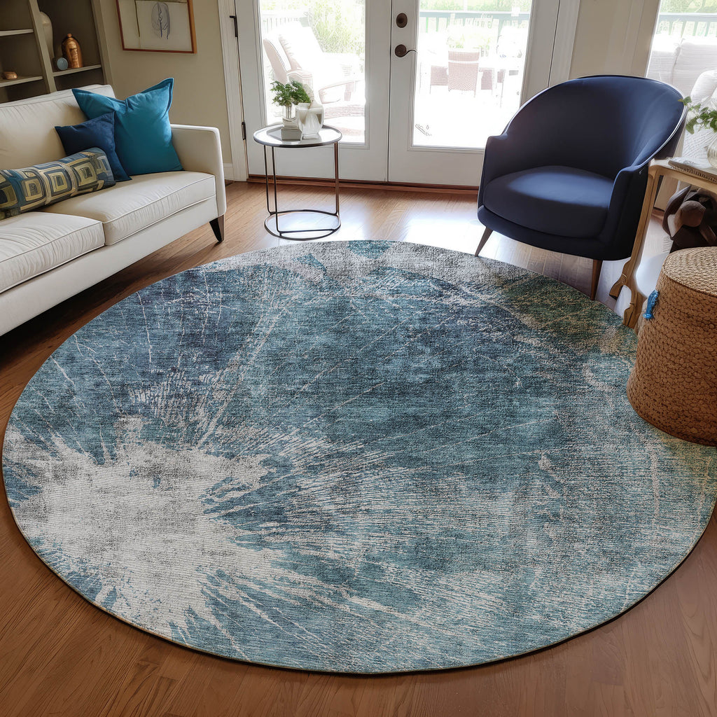 addison chantille acn719 teal rug