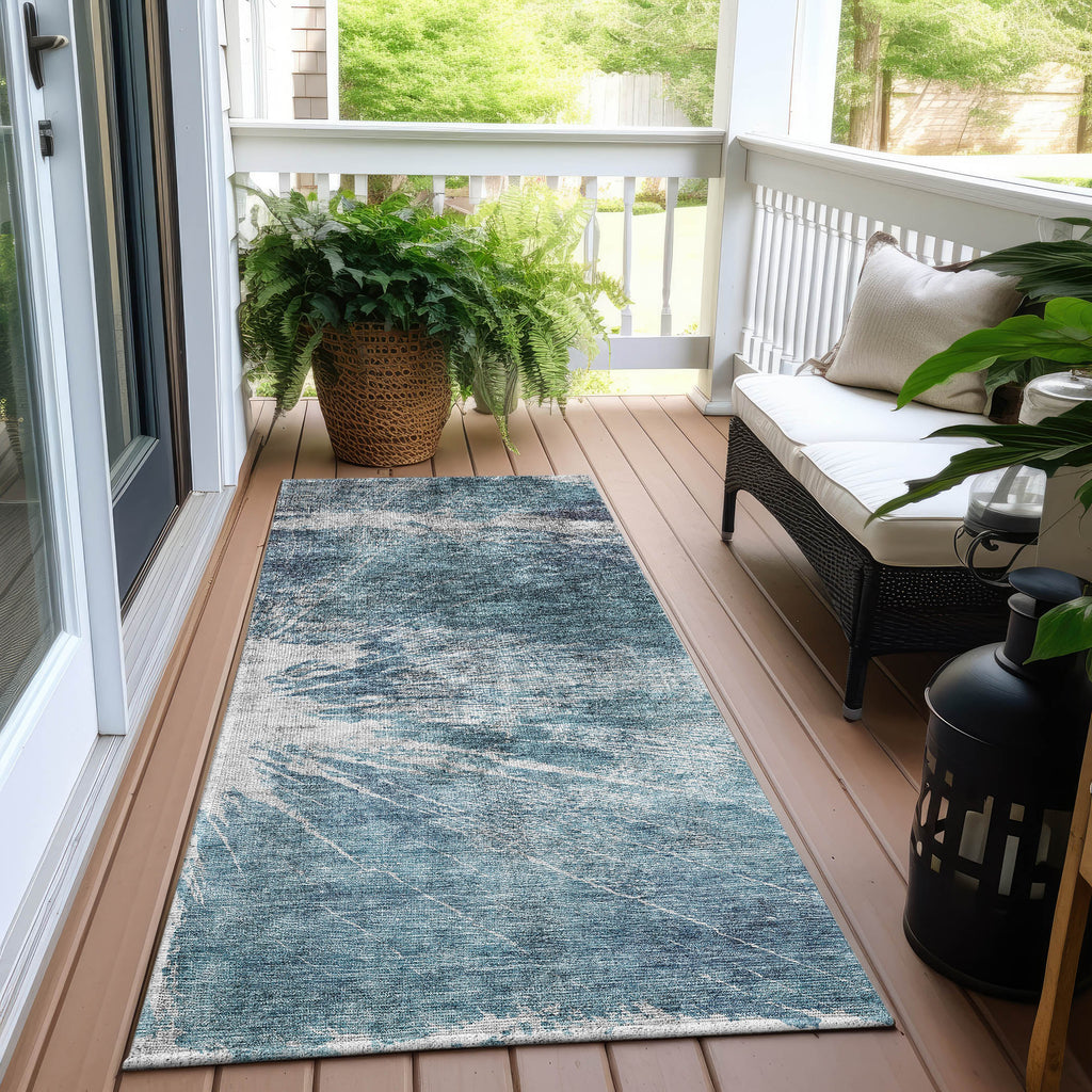 addison chantille acn719 teal rug