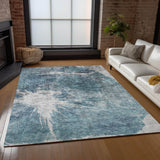 addison chantille acn719 teal rug