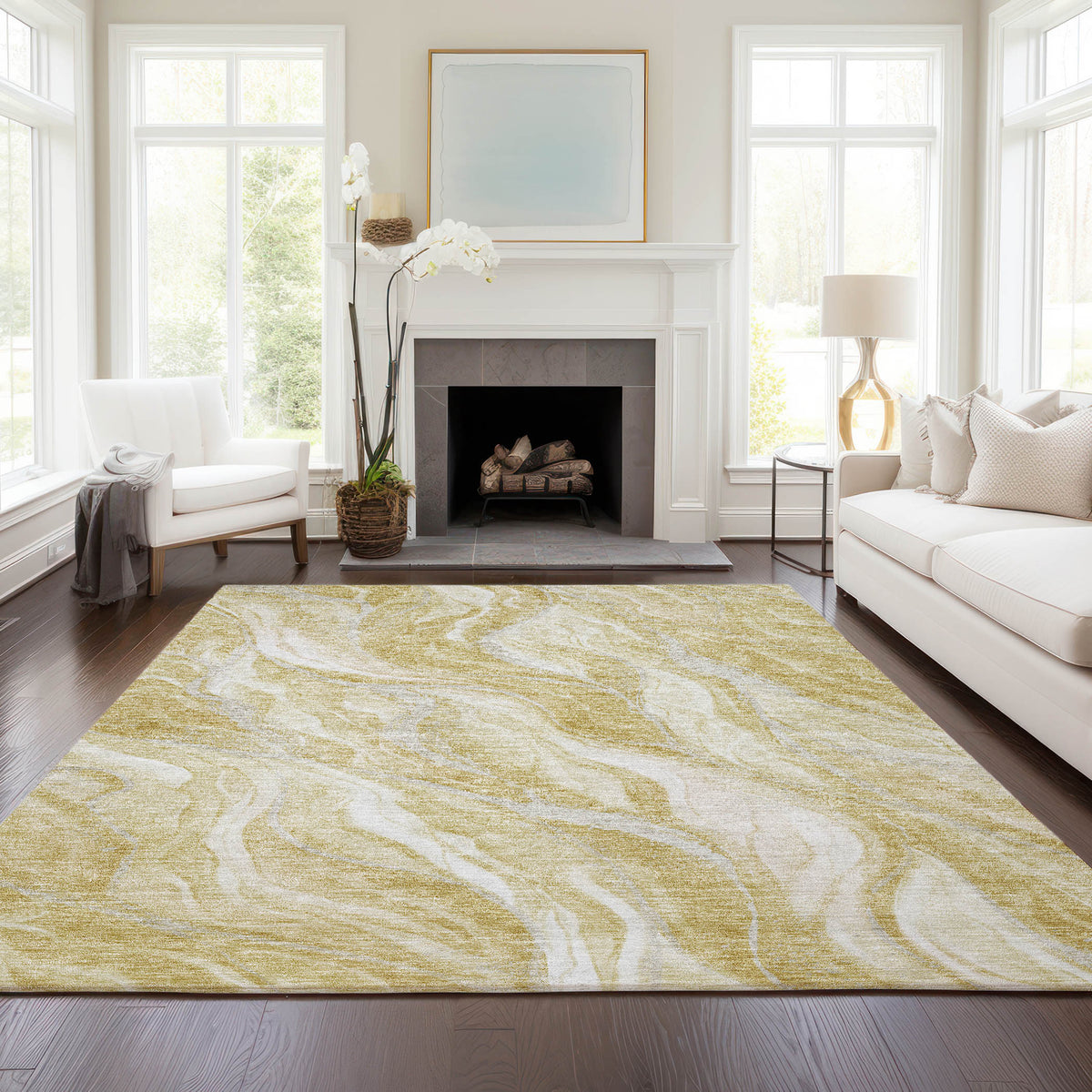 addison chantille acn720 gold rug