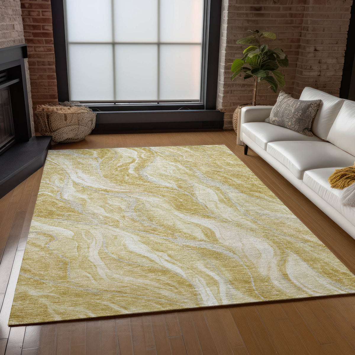 addison chantille acn720 gold rug