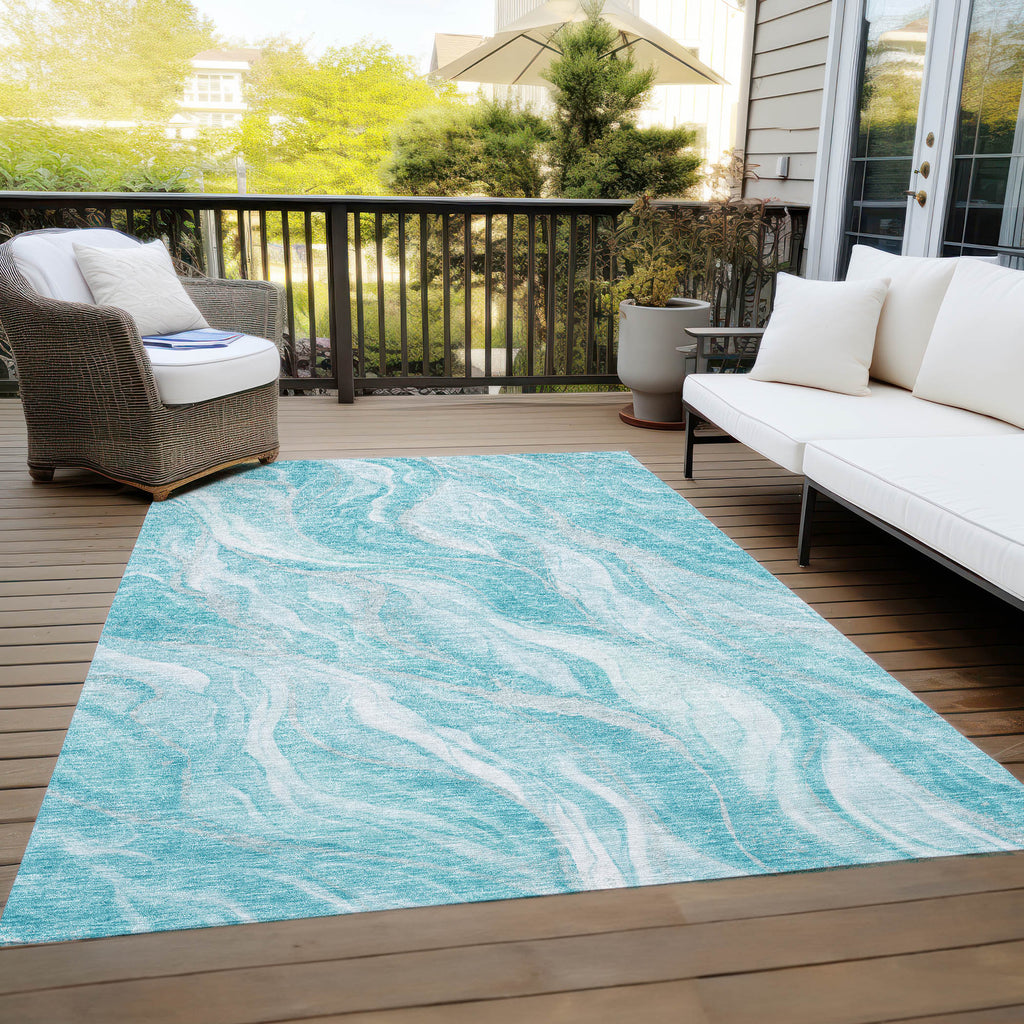 addison chantille acn720 teal rug