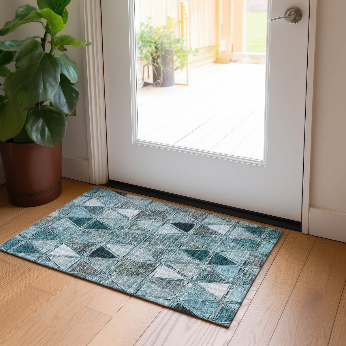 addison chantille acn722 teal rug